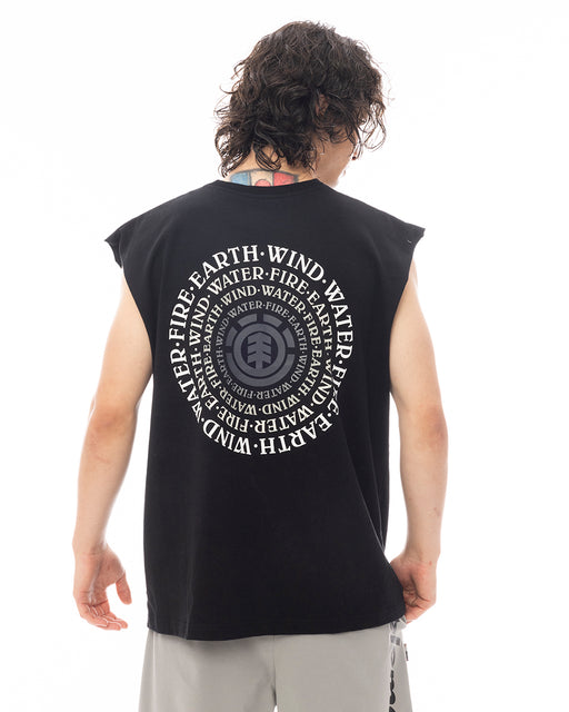 ELEMENT メンズ SEALERS NO SLEEVE タンクトップ 【2025年夏モデル】 FBK / XL
