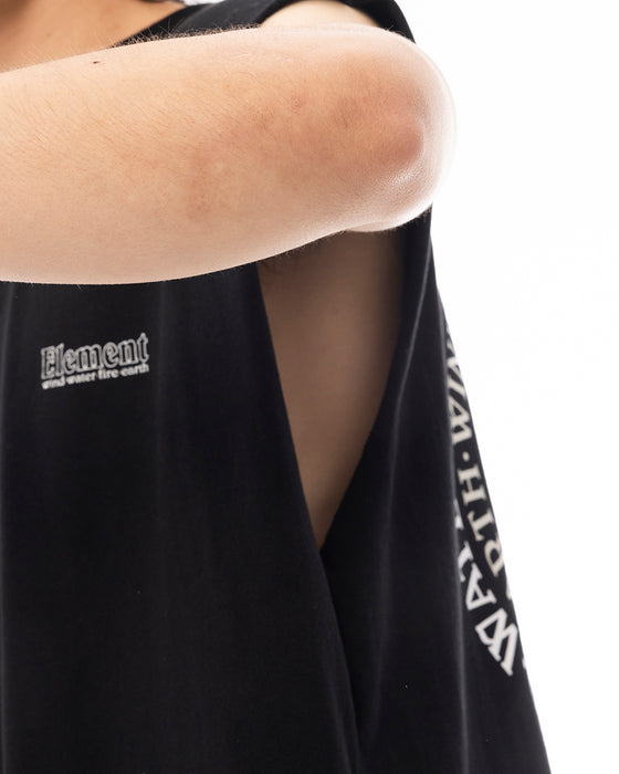 ELEMENT メンズ SEALERS NO SLEEVE タンクトップ 【2025年夏モデル】 FBK / XL