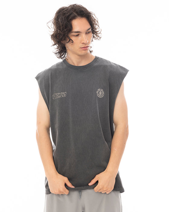 ELEMENT メンズ TAG 3 NO SLEEVE タンクトップ 【2025年夏モデル】 SBK / XL