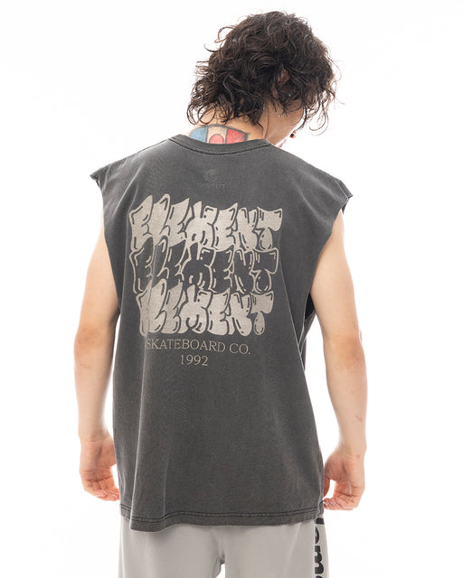 ELEMENT メンズ TAG 3 NO SLEEVE タンクトップ 【2025年夏モデル】 SBK / XL