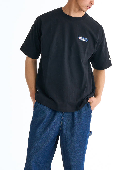 ELEMENT メンズ KAMOCHILL AMERICAN SS Tシャツ 【2025年夏モデル】 FBK / XL