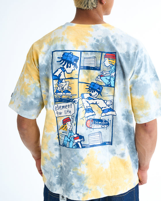 ELEMENT メンズ KAMOCHILL AMERICAN SS Tシャツ 【2025年夏モデル】 GYT / XL