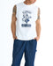 ELEMENT メンズ LION NO SLEEVE タンクトップ 【2025年夏モデル】 WHT / XL