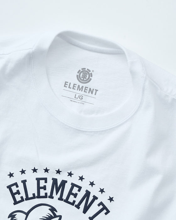 ELEMENT メンズ LION NO SLEEVE タンクトップ 【2025年夏モデル】 WHT / XL
