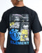 ELEMENT メンズ JOHANN COMIC SS Tシャツ 【2025年夏モデル】 FBK / XL
