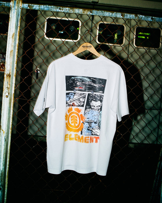 【OUTLET】【直営店限定】ELEMENT メンズ JOHANN COMIC. SS Tシャツ 【2025年夏モデル】