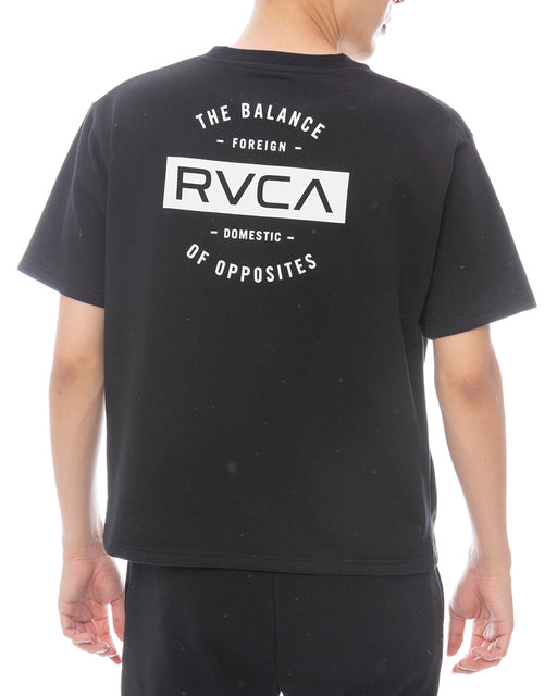 RVCA メンズ ESCAPE FT SS トレーナー 【2025年春夏モデル】 BLK / XL