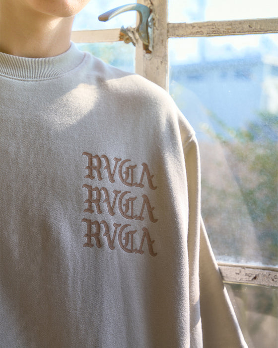 【OUTLET】RVCA メンズ IRON ON FT SS トレーナー 【2025年春夏モデル】