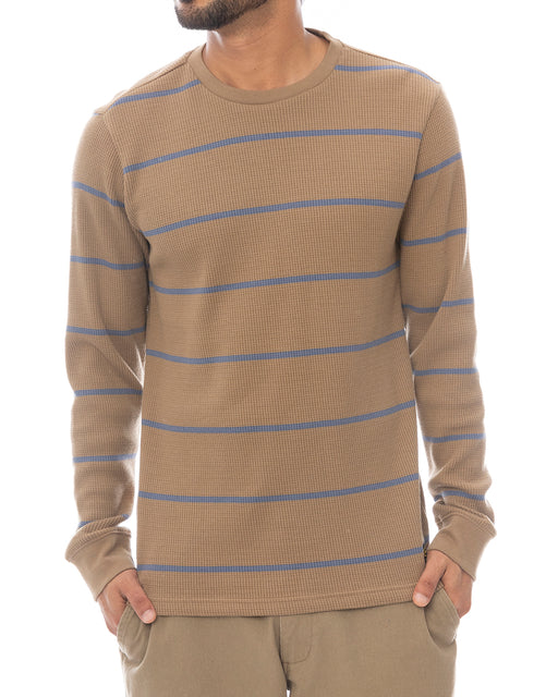 RVCA メンズ DAY SHIFT THERMAL STRIPE LS ロンＴ 【2025年春夏モデル】 CYT / XL