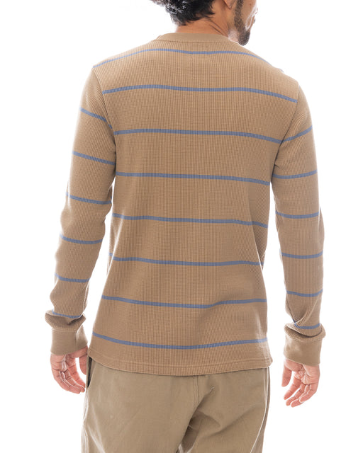 RVCA メンズ DAY SHIFT THERMAL STRIPE LS ロンＴ 【2025年春夏モデル】 CYT / XL