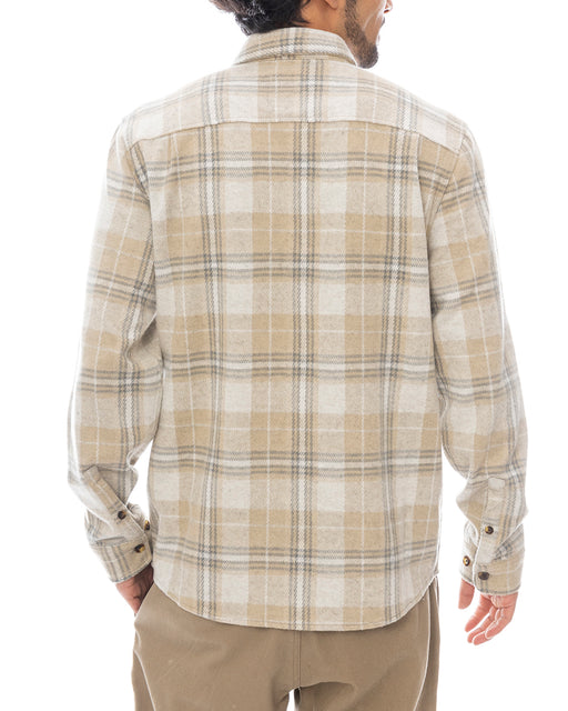 RVCA メンズ VACANCY FLANNEL LS 長袖シャツ 【2025年春夏モデル】 CER / XL