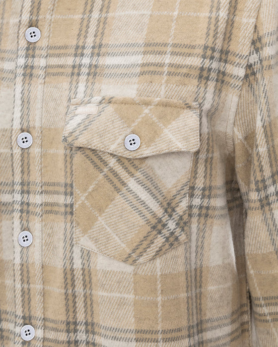 【OUTLET】RVCA メンズ VACANCY FLANNEL LS 長袖シャツ 【2025年春夏モデル】