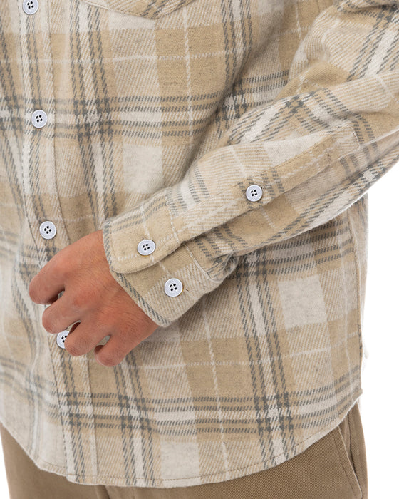 【OUTLET】RVCA メンズ VACANCY FLANNEL LS 長袖シャツ 【2025年春夏モデル】