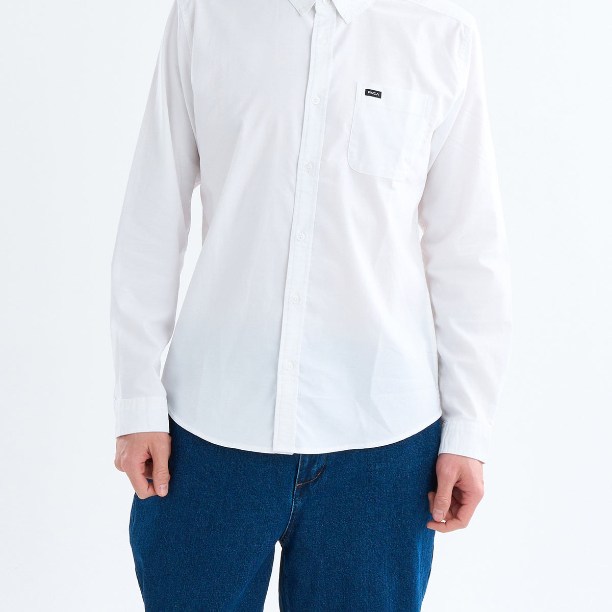 その他ブランド / L.AｒChes/長袖シャツ/--/コットン/BLK/無地 BF041101-