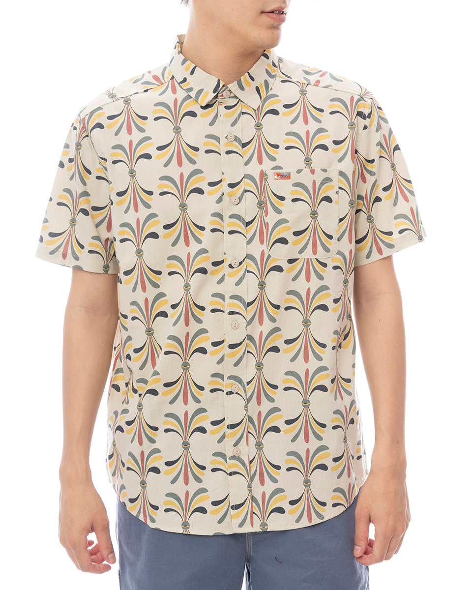 OUTLET】RVCA メンズ 【LAURYN ALVAREZ】 LA EYE FLORAL SS 半袖シャツ