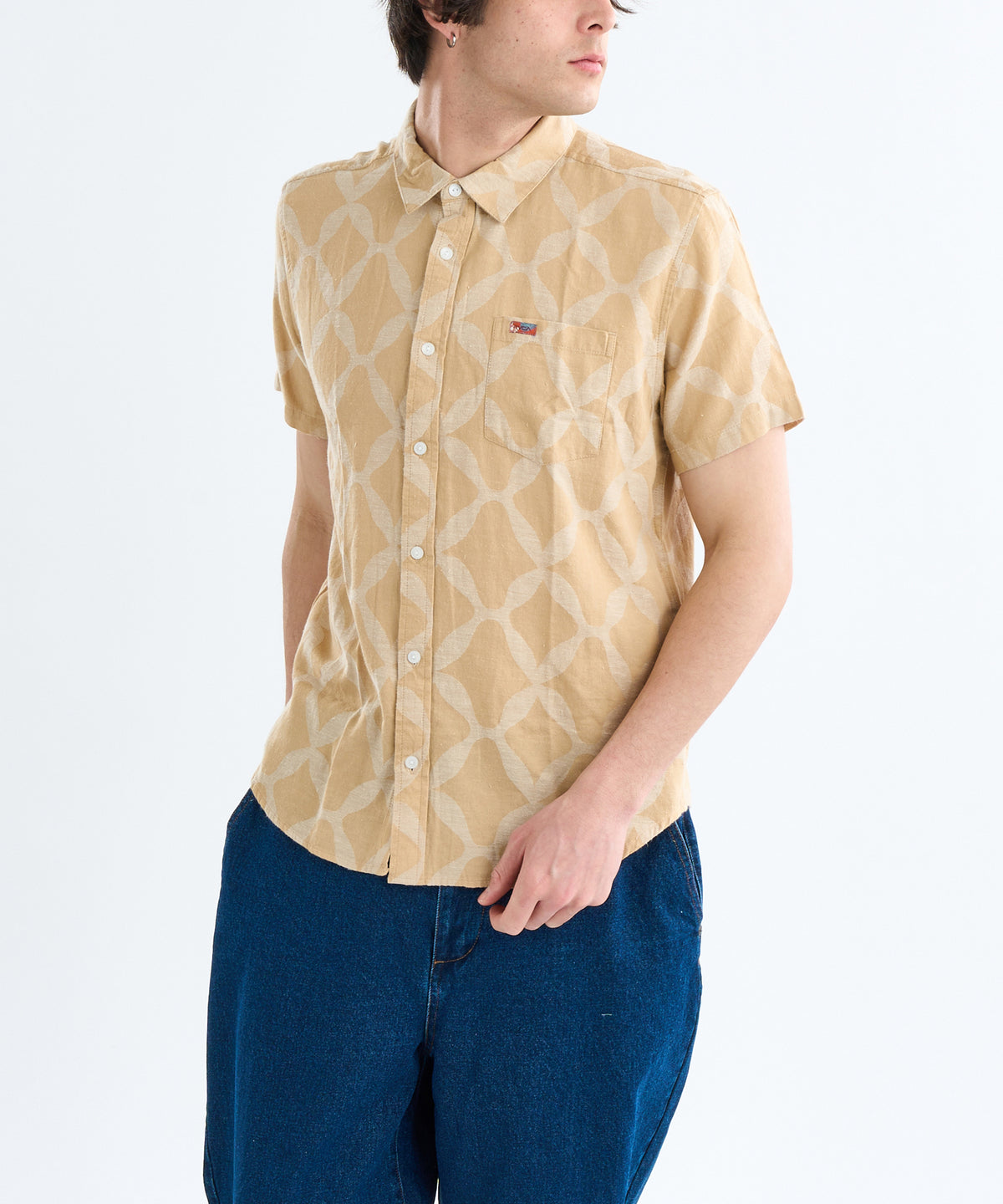 OUTLET】RVCA メンズ 【LAURYN ALVAREZ】 LA ORNAMENT SS 半袖シャツ