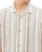 RVCA メンズ EXOTICA STRIPE SS 半袖シャツ 【2025年春夏モデル】 NAT / XL