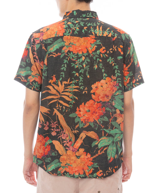 RVCA メンズ TAPESTRY SS 半袖シャツ 【2025年春夏モデル】 BLK / XL