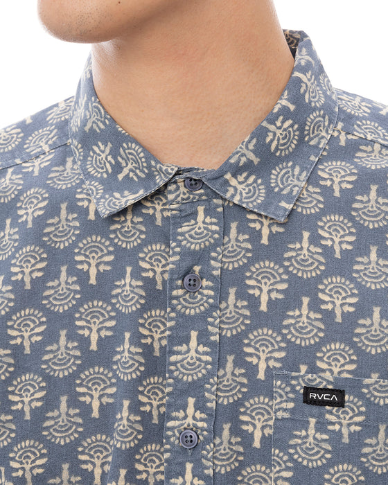 RVCA メンズ VACATIONIST SS 半袖シャツ 【2025年春夏モデル】 IND / XL