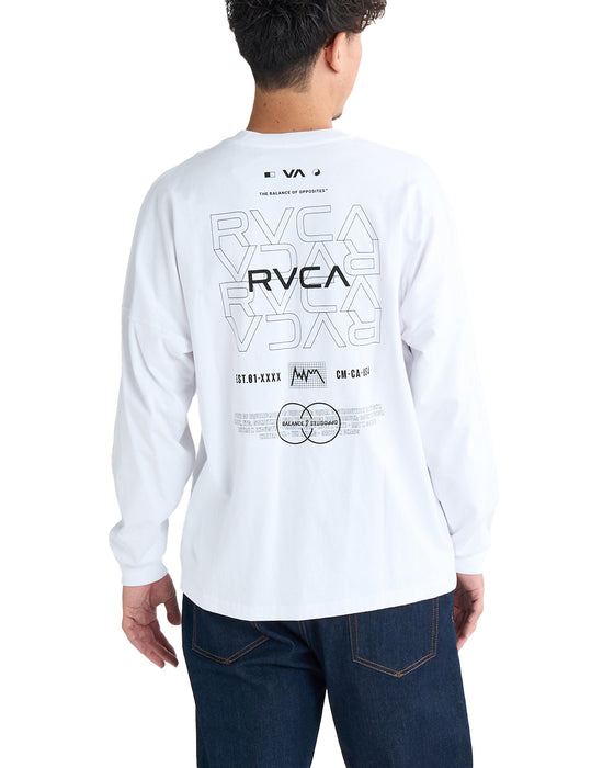 RVCA メンズ RADIATE LT ロンＴ 【2025年春夏モデル】 WHT / XL