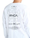 RVCA メンズ RADIATE LT ロンＴ 【2025年春夏モデル】 WHT / XL