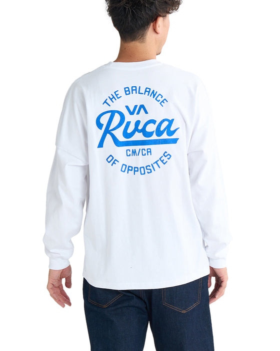 RVCA メンズ SCLIPT SEALD LS ロンＴ 【2025年春夏モデル】 WHT / XL