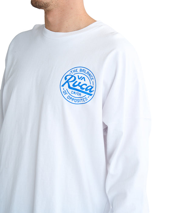 RVCA メンズ SCLIPT SEALD LS ロンＴ 【2025年春夏モデル】 WHT / XL