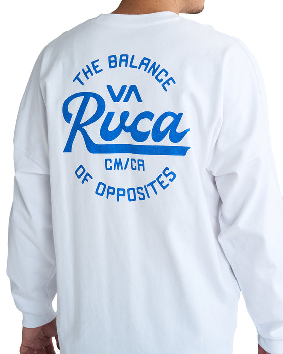 RVCA メンズ SCLIPT SEALD LS ロンＴ 【2025年春夏モデル】 WHT / XL