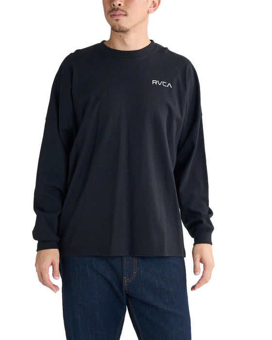 RVCA メンズ PALM BOX LT ロンＴ 【2025年春夏モデル】 BLK / XL