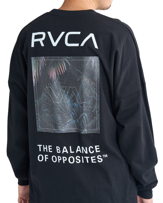 RVCA メンズ PALM BOX LT ロンＴ 【2025年春夏モデル】 BLK / XL