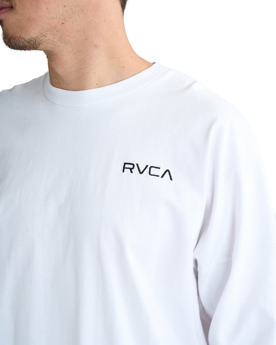 RVCA メンズ PALM BOX LT ロンＴ 【2025年春夏モデル】 WHT / XL