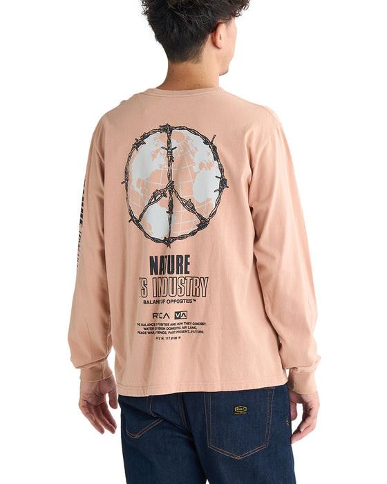 RVCA メンズ PEACE WIRE LS ロンＴ 【2025年春夏モデル】 TSC / XL