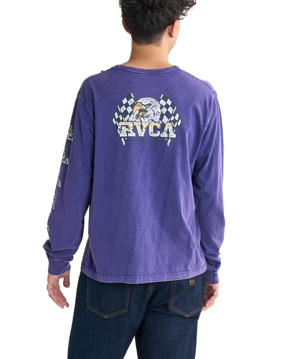 RVCA メンズ SPEED EAGLE LT ロンＴ 【2025年春夏モデル】 PRP / XL