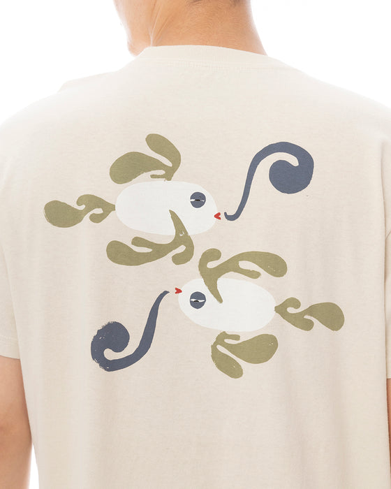 RVCA メンズ 【LAURYN ALVAREZ】 LA FISHSCHOOL SS Tシャツ 【2025年春夏モデル】 CER / XL