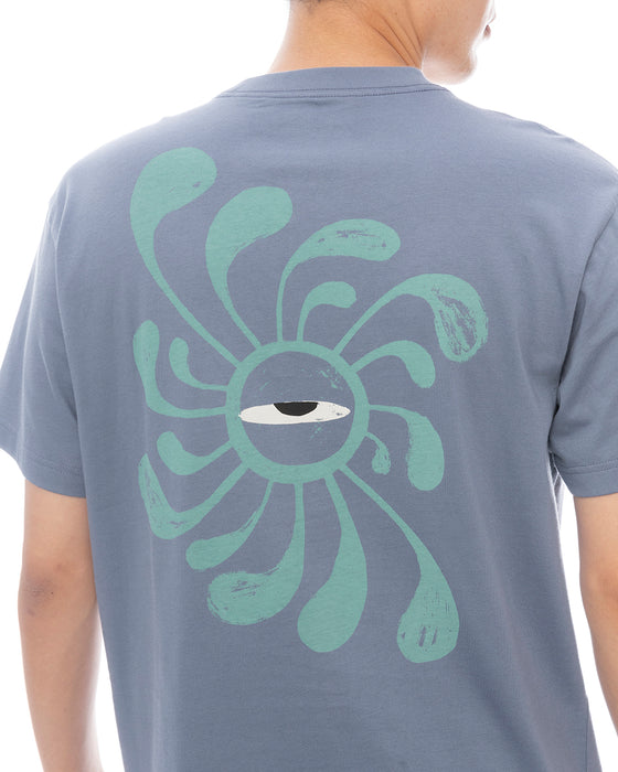 RVCA メンズ 【LAURYN ALVAREZ】 LA EYE SWIRL POCKET SS Tシャツ 【2025年春夏モデル】 VNY / XL