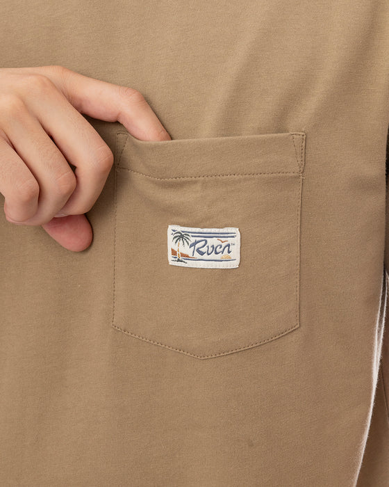 RVCA メンズ EXOTICA POCKET SS Tシャツ 【2025年春夏モデル】 CYT / XL