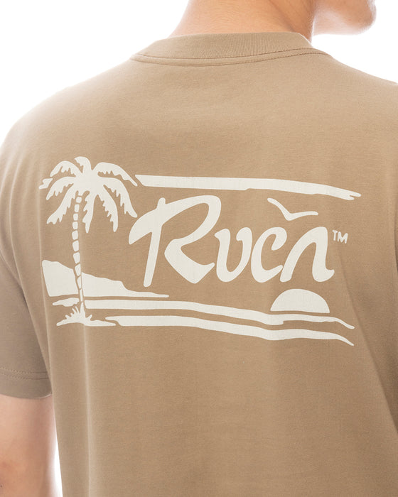 RVCA メンズ EXOTICA POCKET SS Tシャツ 【2025年春夏モデル】 CYT / XL