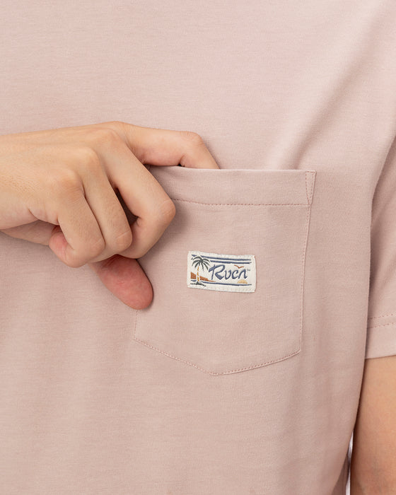 RVCA メンズ EXOTICA POCKET SS Tシャツ 【2025年春夏モデル】 PAL / XL
