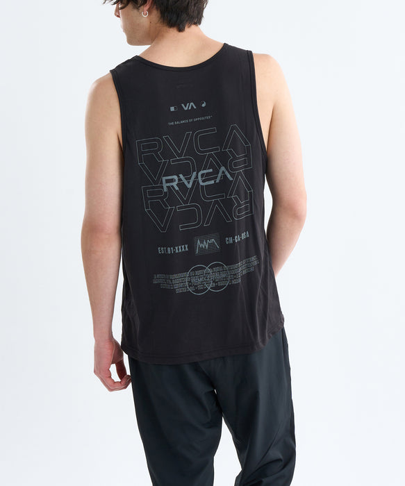 RVCA メンズ RVCA PIN FLIP TANK Tシャツ 【2025年春夏モデル】 BLK / XL