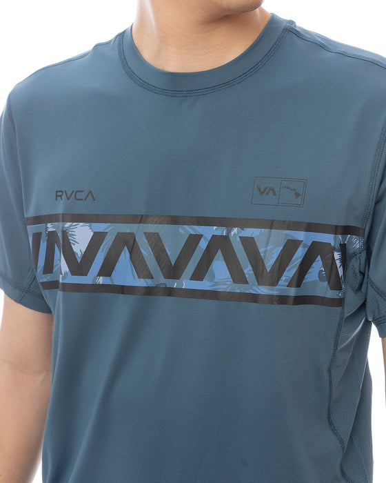 RVCA メンズ HAWAII SPORT VENT SS Tシャツ 【2025年春夏モデル】 BRK0 / XL