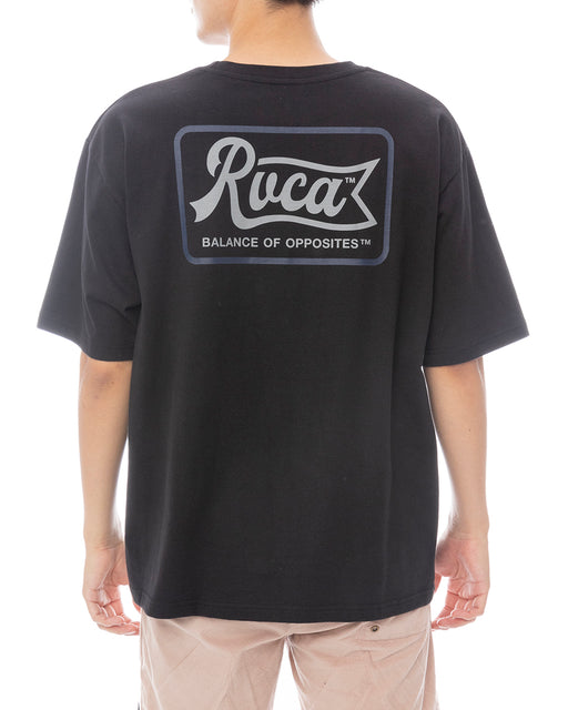 RVCA メンズ PEN SCRIPT SS Tシャツ 【2025年春夏モデル】 BLK / XL