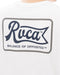 RVCA メンズ PEN SCRIPT SS Tシャツ 【2025年春夏モデル】 WHT / XL
