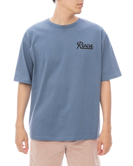 RVCA メンズ SCRIPT SEALED SS Tシャツ 【2025年春夏モデル】 VNY / XL