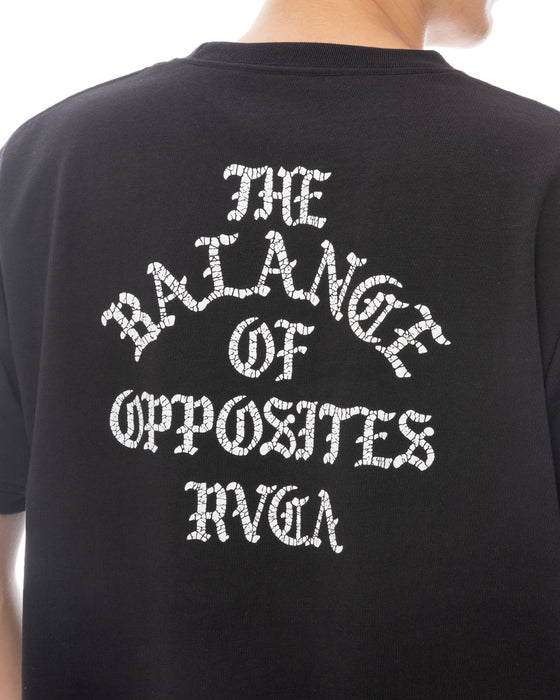 RVCA メンズ IRON ON SS Tシャツ 【2025年春夏モデル】 BLK / XL