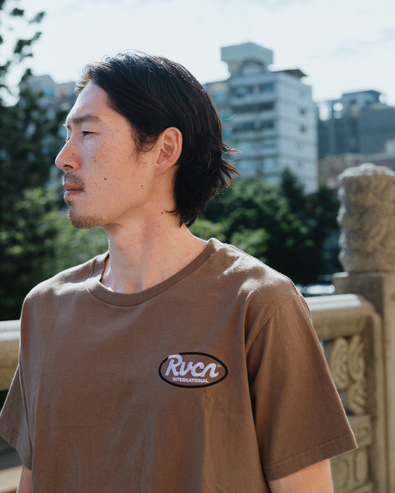 【OUTLET】RVCA メンズ RANCH SCRIPT SS Tシャツ 【2025年春夏モデル】