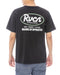 RVCA メンズ RANCH SCRIPT SS Tシャツ 【2025年春夏モデル】 BLK / XL