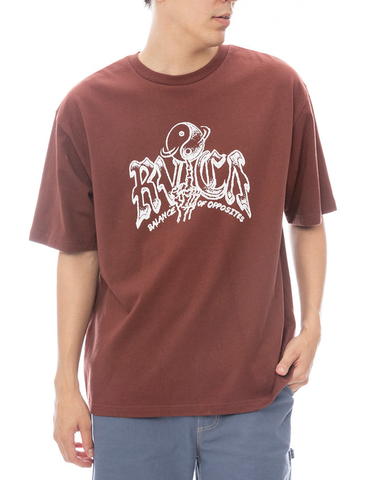 RVCA メンズ ROTATER SS Tシャツ 【2025年春夏モデル】 RDE / XL