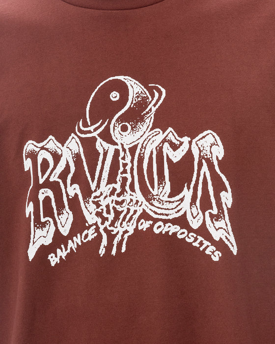 RVCA メンズ ROTATER SS Tシャツ 【2025年春夏モデル】 RDE / XL