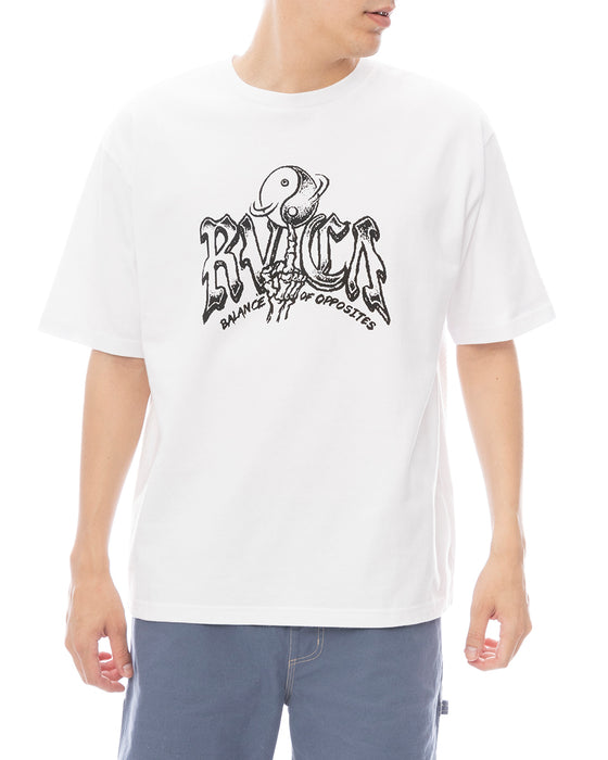 RVCA メンズ ROTATER SS Tシャツ 【2025年春夏モデル】 WHT / XL