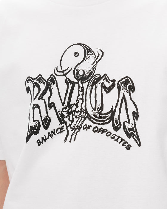 RVCA メンズ ROTATER SS Tシャツ 【2025年春夏モデル】 WHT / XL